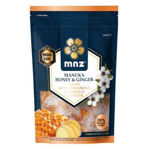 Manuka Honing Pastilles & Gember