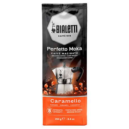 Bialetti Perfetto Moka Caramello - gemalen koffie 250 gram