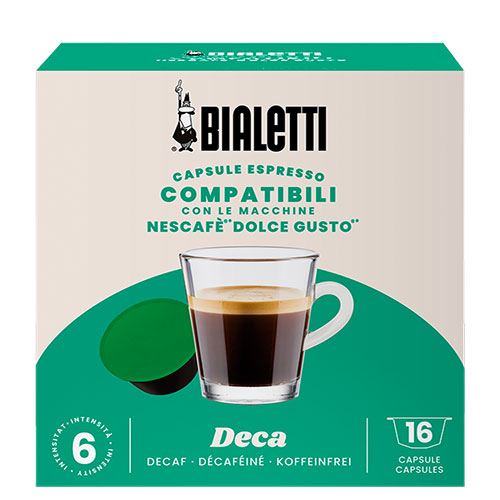 Bialetti Deca Dolce Gusto Compatible Capsules 6x16st