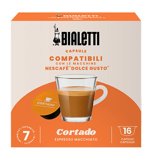 Bialetti Cortado Dolce Gusto Compatible Capsules 6x16st