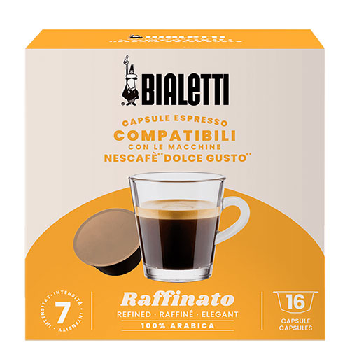 Bialetti Raffinato Dolce Gusto Compatible Capsules 6x16st