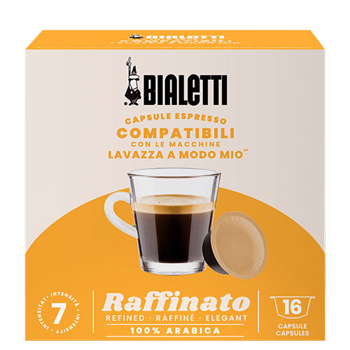 Bialetti Raffinato A Modo Mio Compatible Capsules 5x16st