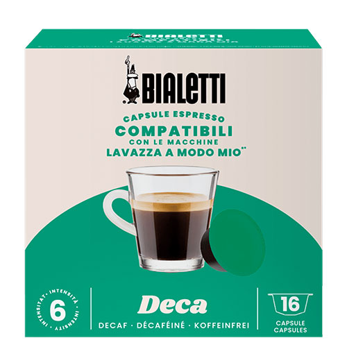 Bialetti Deca A Modo Mio Compatible Capsules 5x16st