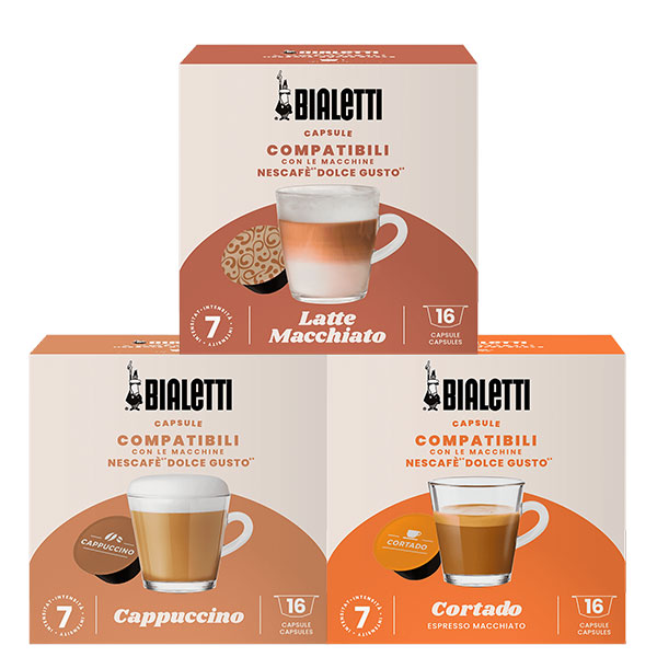 Bialetti Dolce Gusto Cups Proefpakket 3 x 16st