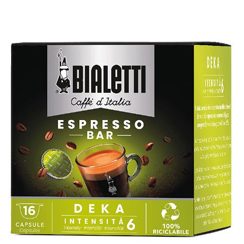 Bialetti Deka Cafeïnevrije Koffie Capsules 16st