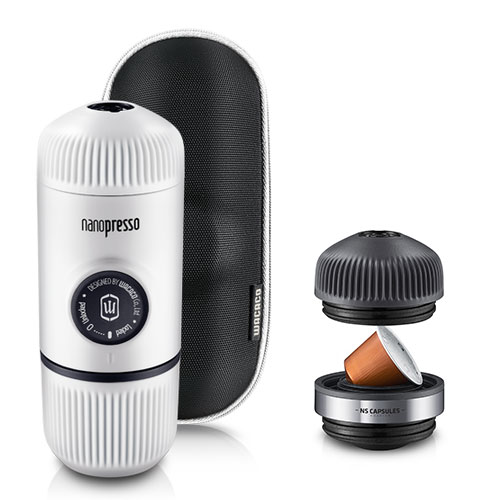 Wacaco Nanopresso Chill White met NS Adapter