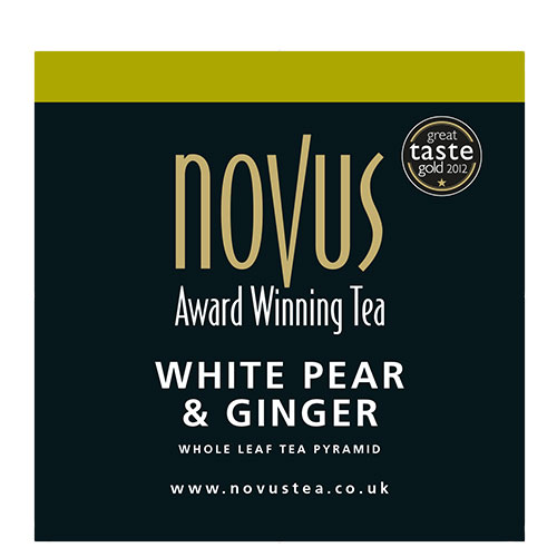 Novus Tea White Pear &amp; Ginger 50 stuks